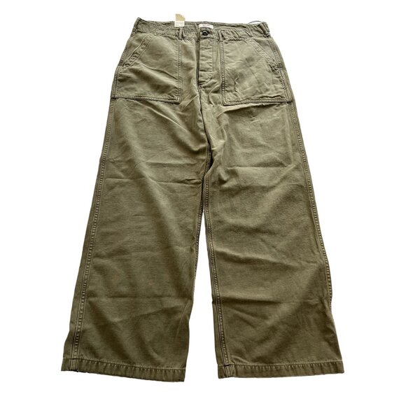 NWT American Eagle AE77 Premium Utility Pants in Olive - Picture 1 of 7